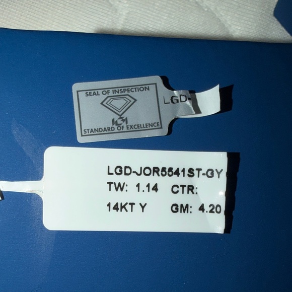 Badgley Mischka Gold Women's Ring 14k size 7 - Picture 12 of 14